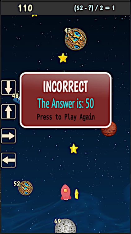 #2. Spaceship Math Quest (Android) By: DoxxaSoft