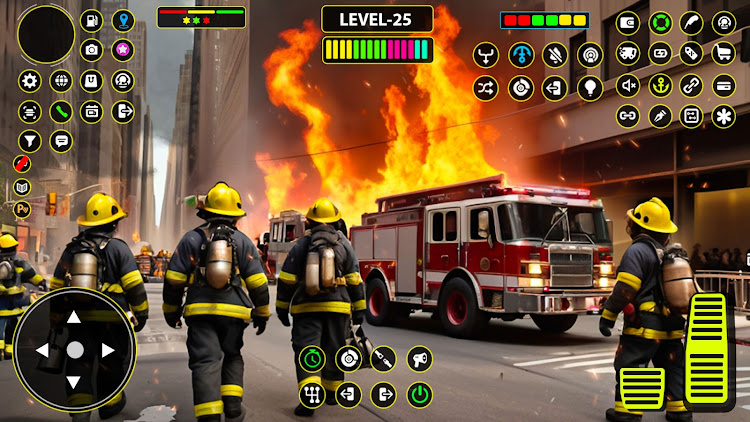 #7. US Firefighter Truck Rescue 3D (Android) By: Bat Cave Studio