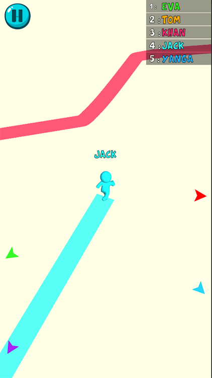 #8. Color Path - Trail Clash (Android) By: SoundPub