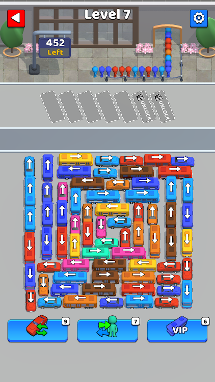 #3. Bus Mania Jam - Traffic Escape (Android) By: TapPlay