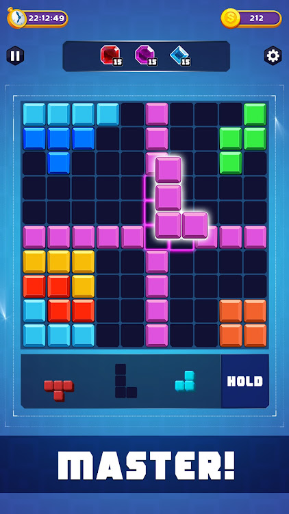 #10. Block Smash Puzzle Block Game (Android) By: Italy Games studios