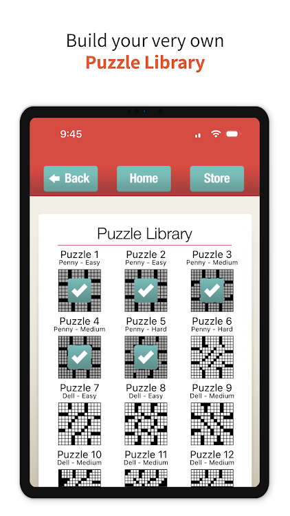 #10. Penny Dell Crossword Puzzles (Android) By: PuzzleNation