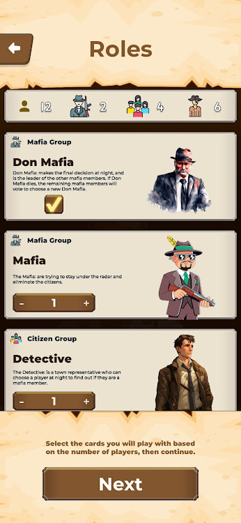 #4. Who Is Mafia? Mafia Cards (Android) By: GAID Tech