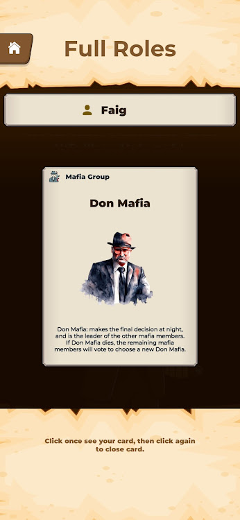 #6. Who Is Mafia? Mafia Cards (Android) By: GAID Tech