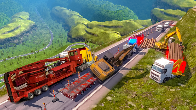 #7. Truck Simulator :Euro 3D Truck (Android) By: Redstone Creatives