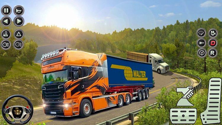 #8. Truck Simulator :Euro 3D Truck (Android) By: Redstone Creatives