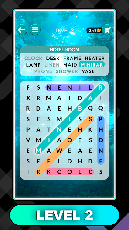 #2. Wordscapes Search (Android) By: PeopleFun