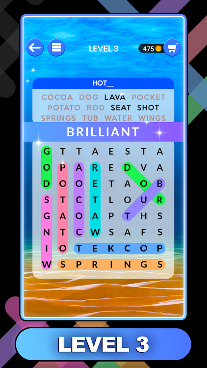 #3. Wordscapes Search (Android) By: PeopleFun