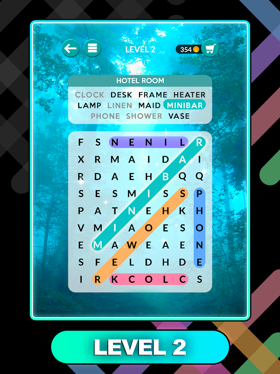 #8. Wordscapes Search (Android) By: PeopleFun