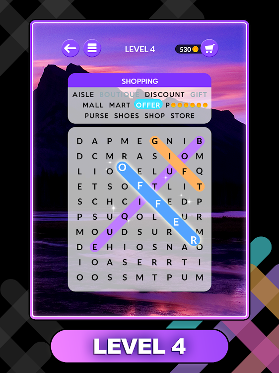 #10. Wordscapes Search (Android) By: PeopleFun