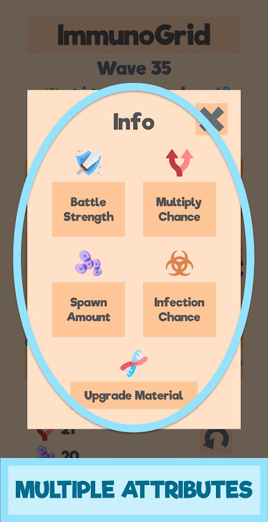 #6. ImmunoGrid Puzzle Battle War (Android) By: loopover