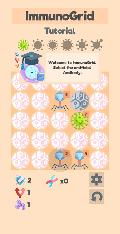 #8. ImmunoGrid Puzzle Battle War (Android) By: loopover