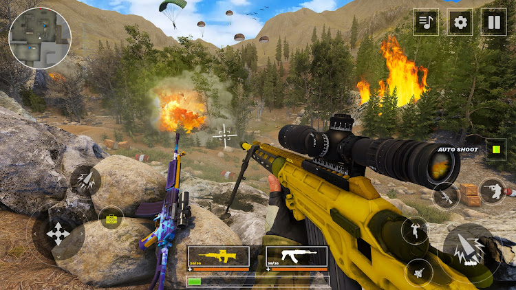 #7. War Sniper Strike: Gun Games (Android) By: FunPlay Games