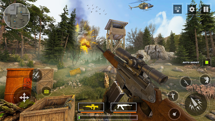 #8. War Sniper Strike: Gun Games (Android) By: FunPlay Games