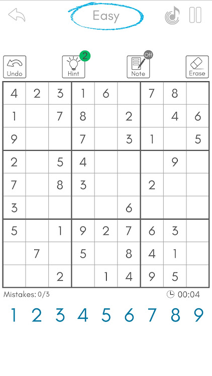 #2. Sudoku King® - Daily Puzzle (Android) By: Gametion