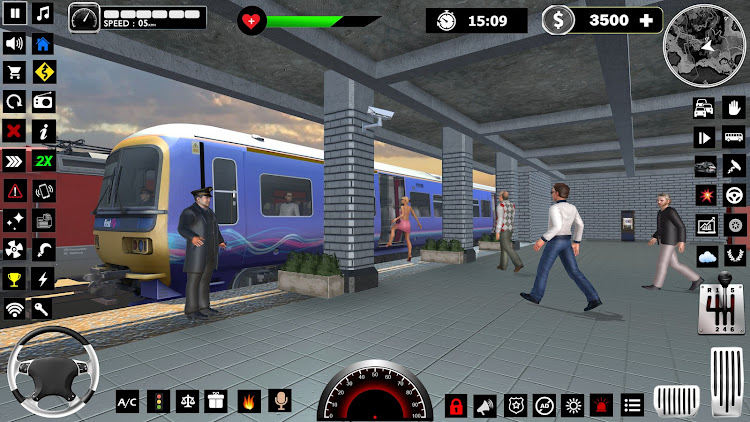 #10. Real Train Driving Simulator (Android) By: Origin Gamez