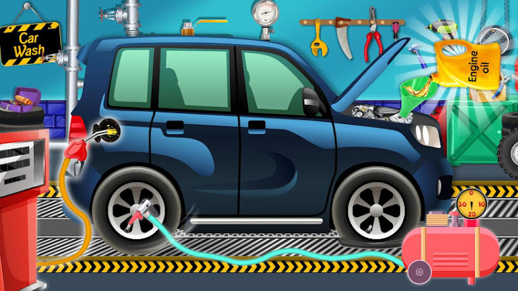 #5. Car Spa - Car Mechanic Game (Android) By: rsapps