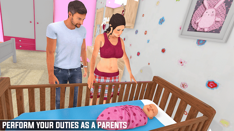 #6. Pregnant Games Mommy Simulator (Android) By: Gigglers Studio