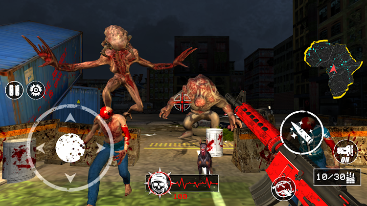 #2. Zombie Games Dead Survival FPS (Android) By: Deltron Systems