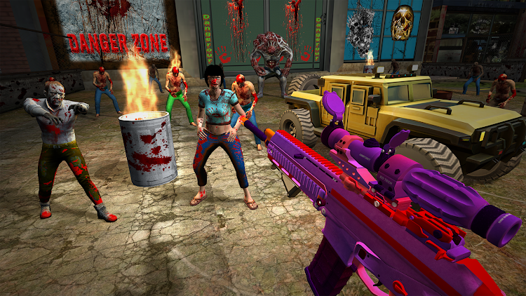 #7. Zombie Games Dead Survival FPS (Android) By: Deltron Systems