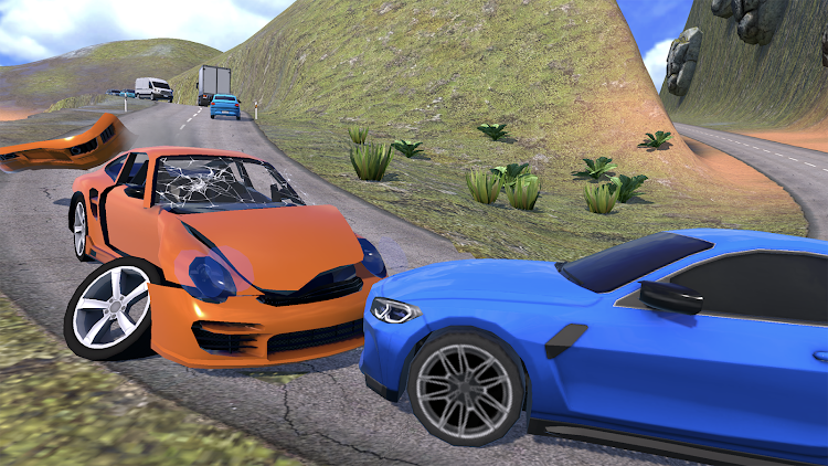 #10. Car Crash Mountain Drive (Android) By: Moon Star Games Yazilim