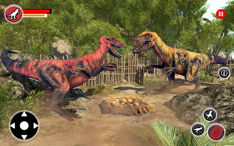 #4. Dinosaur Jurassic Monster Game (Android) By: Black Gaming Studio(BGS)