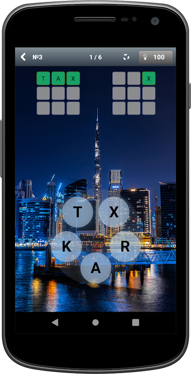 #2. Crosswords mini (Android) By: Green Ball Studio