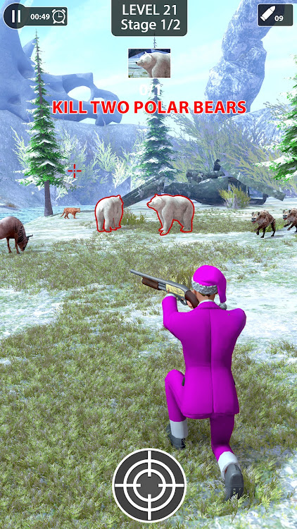 #2. Animal Shooting: Jungle Hunter (Android) By: Frenzy Games Studio