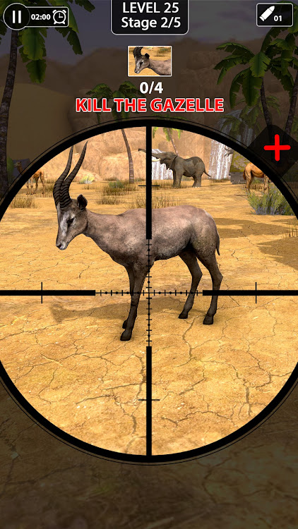 #9. Animal Shooting: Jungle Hunter (Android) By: Frenzy Games Studio