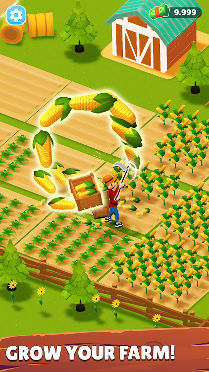 #6. Crop to Craft - Idle Farm Game (Android) By: Arcadian Lab