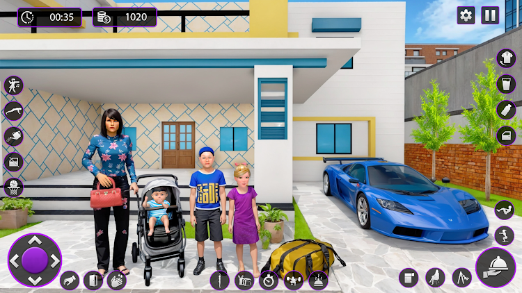 #9. Single Mom Sim Mother Games (Android) By: Billion Gaming Studio