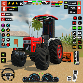 Indian Tractor Game Farming 3d