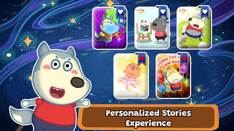 #2. Wolfoo Stories, Book for Kids (Android) By: Wolfoo LLC