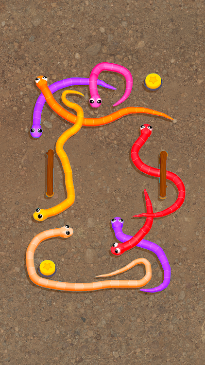 #7. Snake Knot: Sort Puzzle Game (Android) By: Freeplay Inc