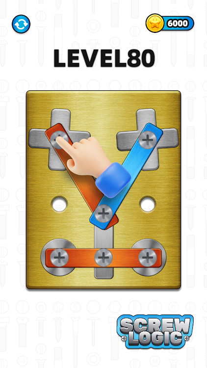 #4. Screw Logic: Nuts and Blots (Android) By: Glacier Studio