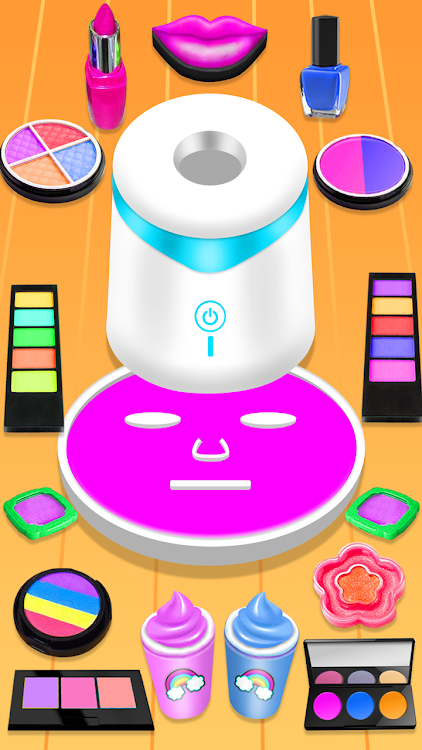 #5. DIY Face Mask Makeup Girl Game (Android) By: Papita Gaming Studio