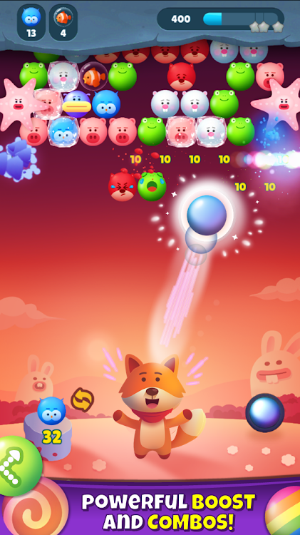 #4. Bubble Shooter Pop Mania (Android) By: Orange Studios Games