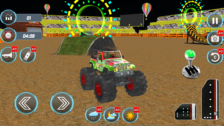 #2. Extreme Monster Truck Driving (Android) By: GoodBerry Games