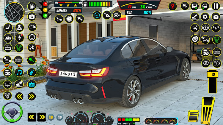 #4. American Car Driving School (Android) By: Logic Rack Inc.