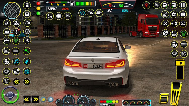 #6. American Car Driving School (Android) By: Logic Rack Inc.