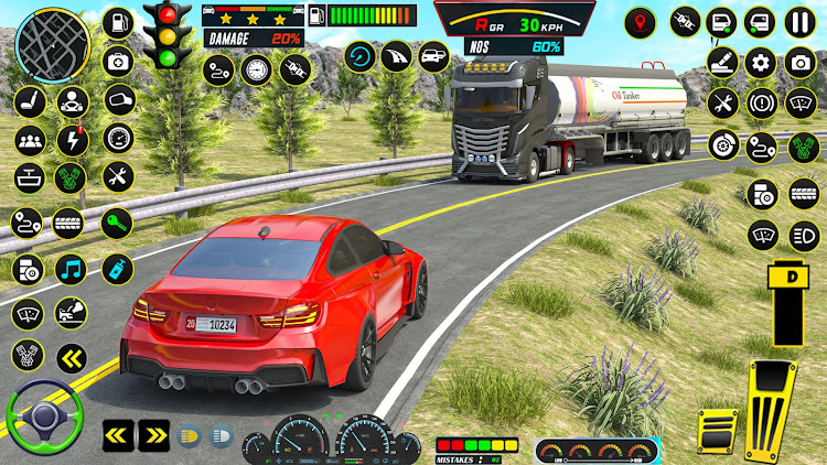 #10. American Car Driving School (Android) By: Logic Rack Inc.