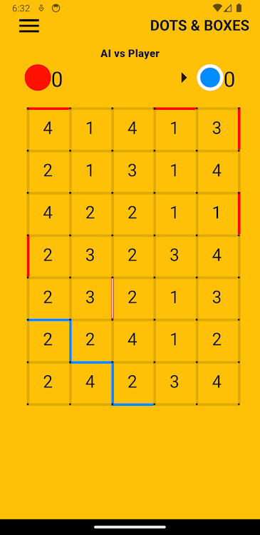 #2. DOTS & BOXES (Android) By: Murat Hodja