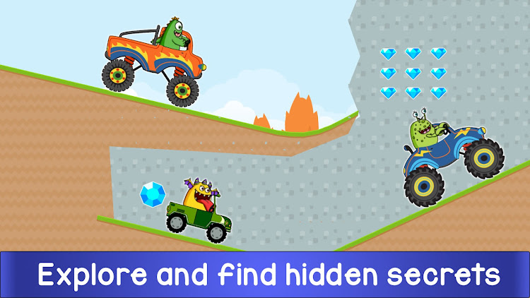 #10. Kids Monster Truck Racing Game (Android) By: App Family Kids - Games for boys and girls