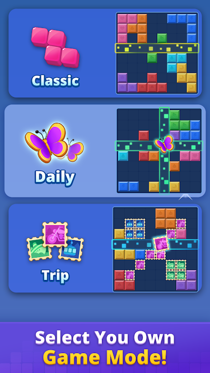 #4. Blocky’s Trip - Block Puzzle (Android) By: Infinite Joy Ltd.