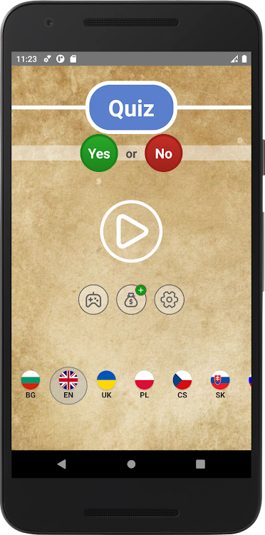 #6. YES or NO - Quiz (Android) By: Green Ball Studio