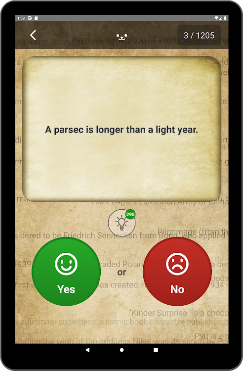 #10. YES or NO - Quiz (Android) By: Green Ball Studio