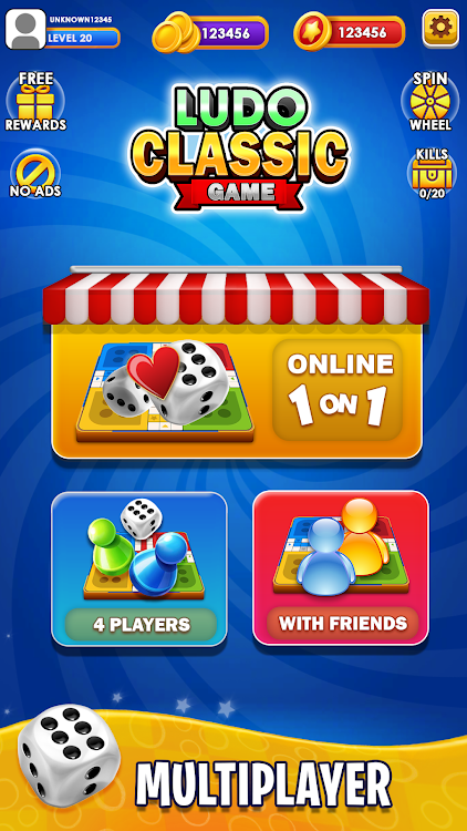 #6. Play Ludo Online With Friends (Android) By: Grey Owl Studios