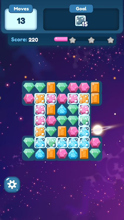 #3. Gummy Galaxy Gems (Android) By: Handitova LLC