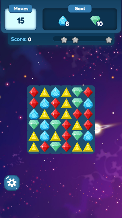 #6. Gummy Galaxy Gems (Android) By: Handitova LLC