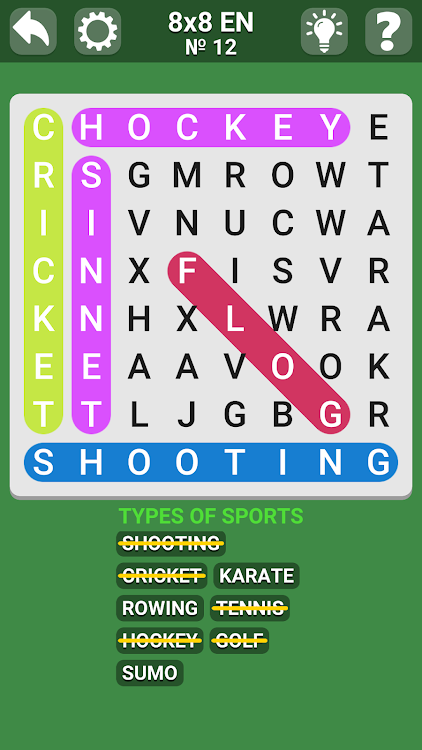 #2. Search Words With Hint (Android) By: Crossman